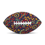 Mandala Floral Bohemian Pattern Print Rugby Ball
