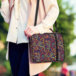 Mandala Floral Bohemian Pattern Print Shoulder Strap Bible Bag