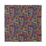 Mandala Floral Bohemian Pattern Print Silk Bandana