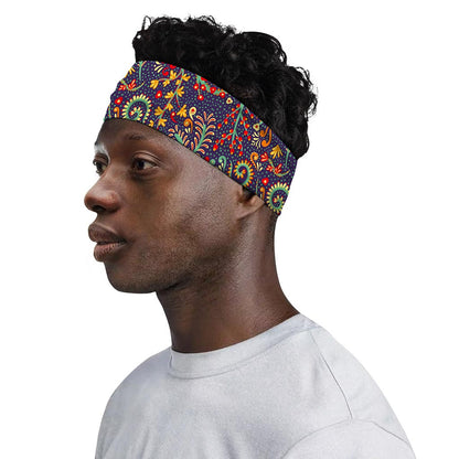 Mandala Floral Bohemian Pattern Print Sports Headband