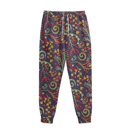 Mandala Floral Bohemian Pattern Print Sweatpants