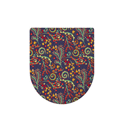 Mandala Floral Bohemian Pattern Print Toilet Lid Cover