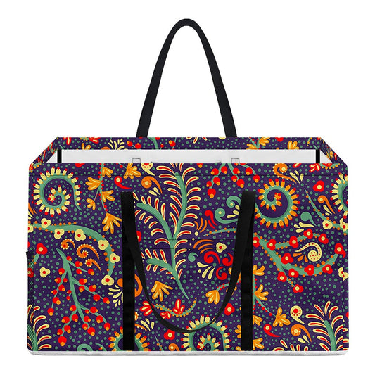Mandala Floral Bohemian Pattern Print Utility Tote Bag