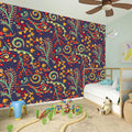 Mandala Floral Bohemian Pattern Print Wall Sticker