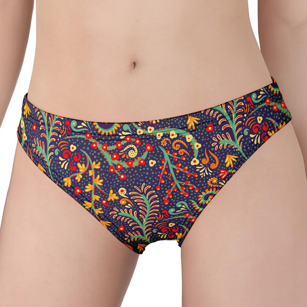 Mandala Floral Bohemian Pattern Print Women's Panties