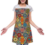 Mandala Star Bohemian Pattern Print Adjustable Apron