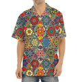 Mandala Star Bohemian Pattern Print Aloha Shirt