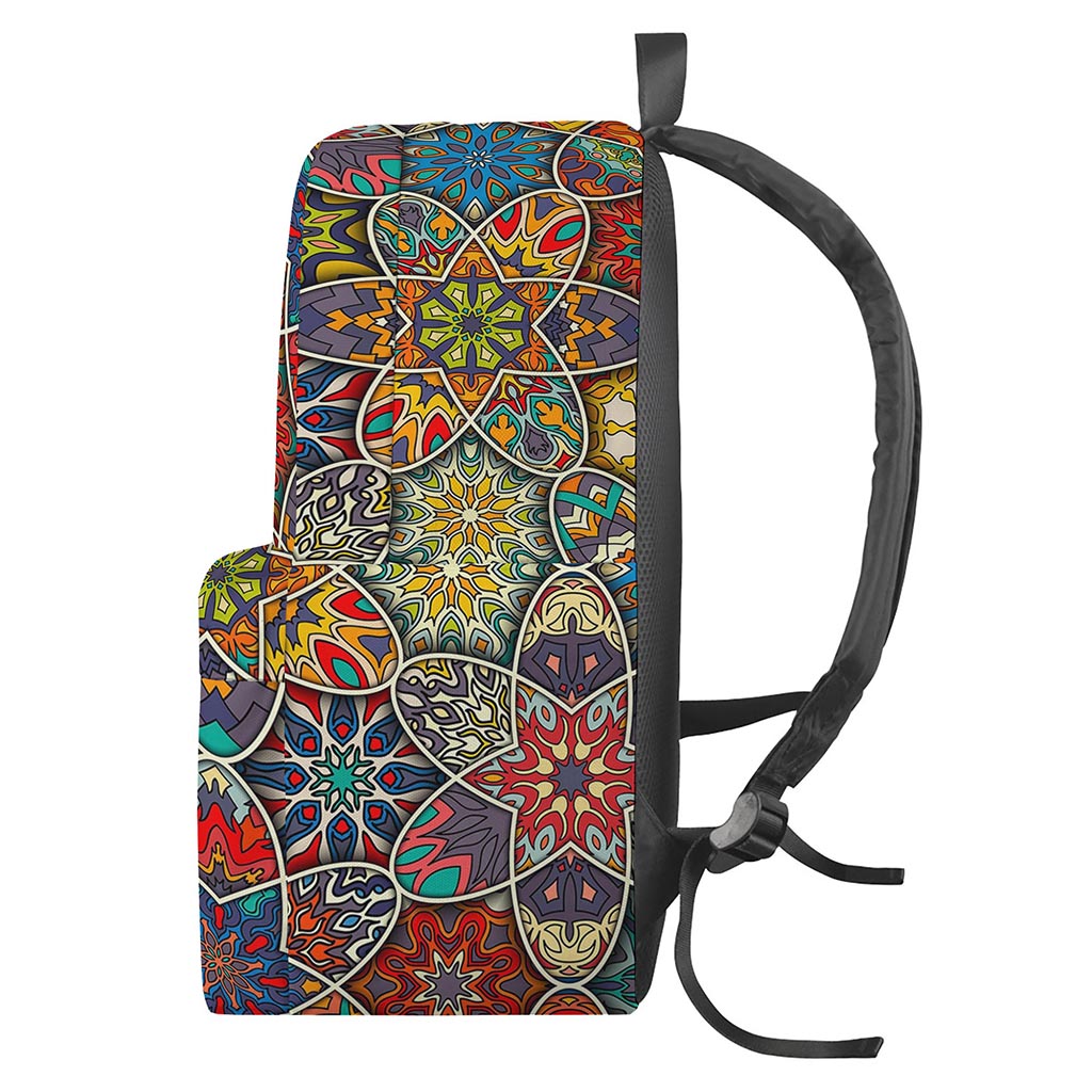 Mandala Star Bohemian Pattern Print Backpack