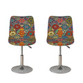 Mandala Star Bohemian Pattern Print Bar Stool Covers