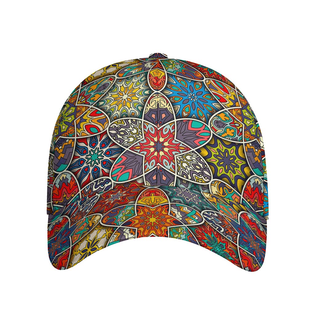 Mandala Star Bohemian Pattern Print Baseball Cap