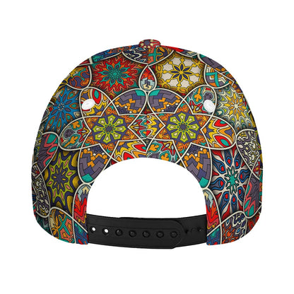 Mandala Star Bohemian Pattern Print Baseball Cap
