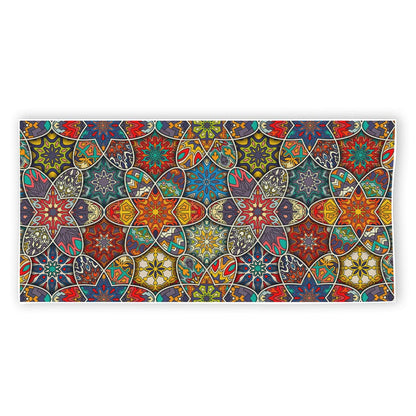 Mandala Star Bohemian Pattern Print Beach Towel