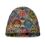 Mandala Star Bohemian Pattern Print Beanie