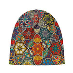 Mandala Star Bohemian Pattern Print Beanie