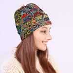 Mandala Star Bohemian Pattern Print Beanie