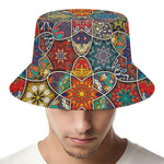 Mandala Star Bohemian Pattern Print Bucket Hat