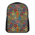 Mandala Star Bohemian Pattern Print Casual Backpack
