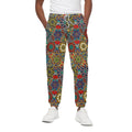 Mandala Star Bohemian Pattern Print Cotton Sweatpants