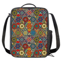 Mandala Star Bohemian Pattern Print Crossbody Lunch Bag