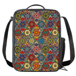 Mandala Star Bohemian Pattern Print Crossbody Lunch Bag