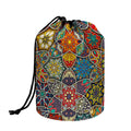 Mandala Star Bohemian Pattern Print Drawstring Makeup Bag