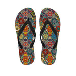 Mandala Star Bohemian Pattern Print Flip Flops