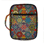 Mandala Star Bohemian Pattern Print Front Pocket Bible Bag