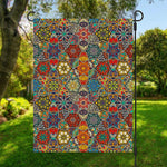 Mandala Star Bohemian Pattern Print Garden Flag