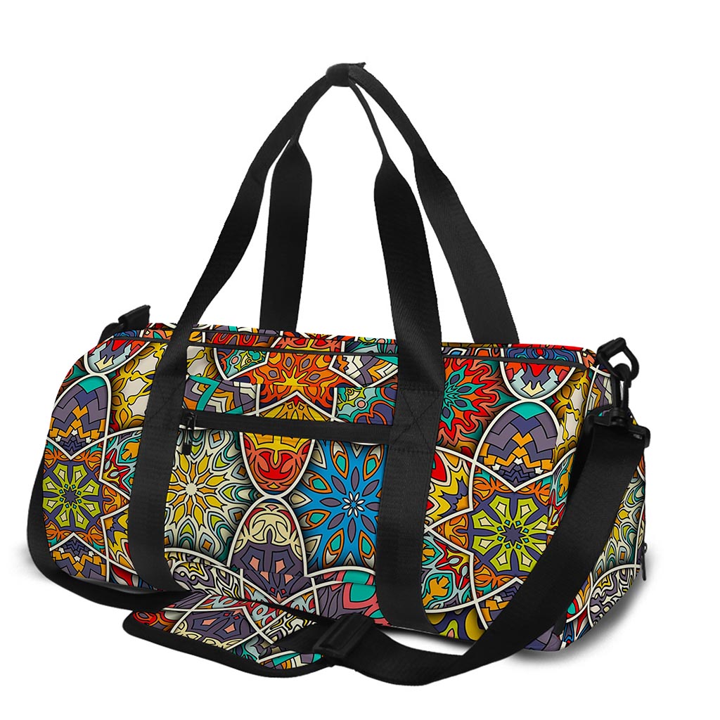 Mandala Star Bohemian Pattern Print Gym Bag