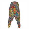 Mandala Star Bohemian Pattern Print Hammer Pants