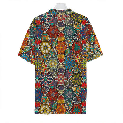 Mandala Star Bohemian Pattern Print Hawaiian Shirt