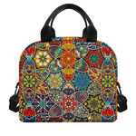 Mandala Star Bohemian Pattern Print Insulated Lunch Bag