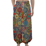 Mandala Star Bohemian Pattern Print Lantern Pants