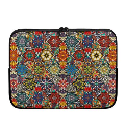 Mandala Star Bohemian Pattern Print Laptop Sleeve