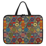 Mandala Star Bohemian Pattern Print Laptop Sleeve With Handle