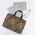 Mandala Star Bohemian Pattern Print Laptop Sleeve With Handle