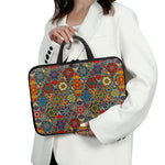 Mandala Star Bohemian Pattern Print Laptop Sleeve With Handle