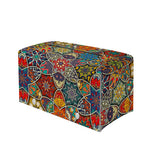 Mandala Star Bohemian Pattern Print Leather Tissue Box Cover