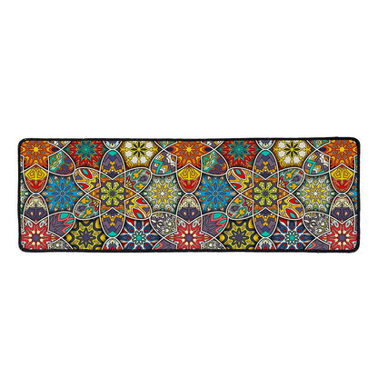 Mandala Star Bohemian Pattern Print Long Kitchen Mat