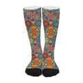 Mandala Star Bohemian Pattern Print Long Socks