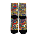 Mandala Star Bohemian Pattern Print Long Socks