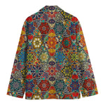 Mandala Star Bohemian Pattern Print Men's Blazer
