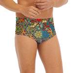 Mandala Star Bohemian Pattern Print Men's Briefs