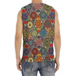 Mandala Star Bohemian Pattern Print Men's Fitness Tank Top
