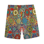 Mandala Star Bohemian Pattern Print Men's Sports Shorts