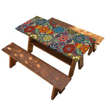 Mandala Star Bohemian Pattern Print Picnic Table Cover