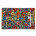Mandala Star Bohemian Pattern Print Placemat