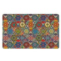 Mandala Star Bohemian Pattern Print Polyester Doormat