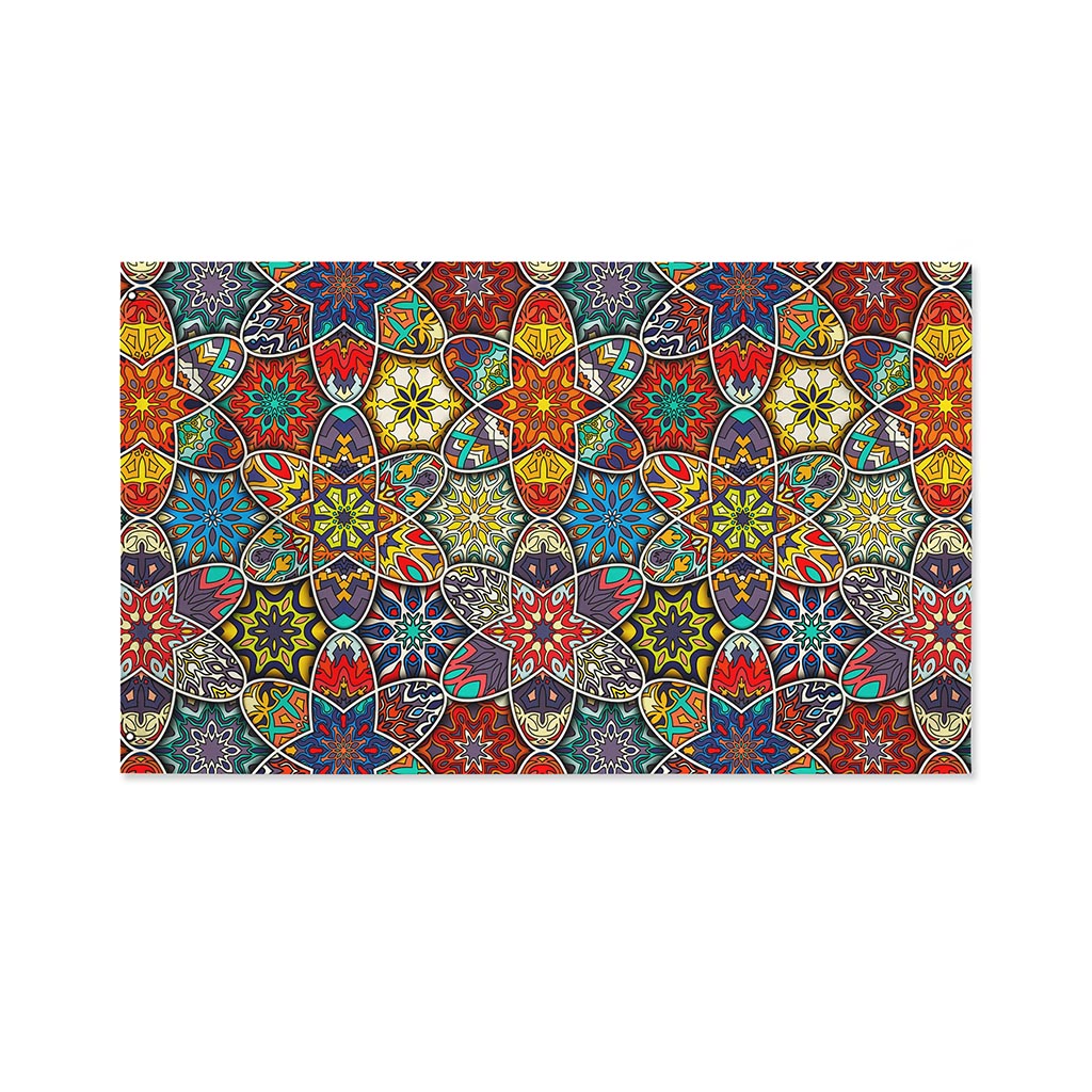 Mandala Star Bohemian Pattern Print Polyester Flag