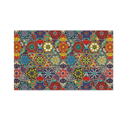 Mandala Star Bohemian Pattern Print Polyester Flag